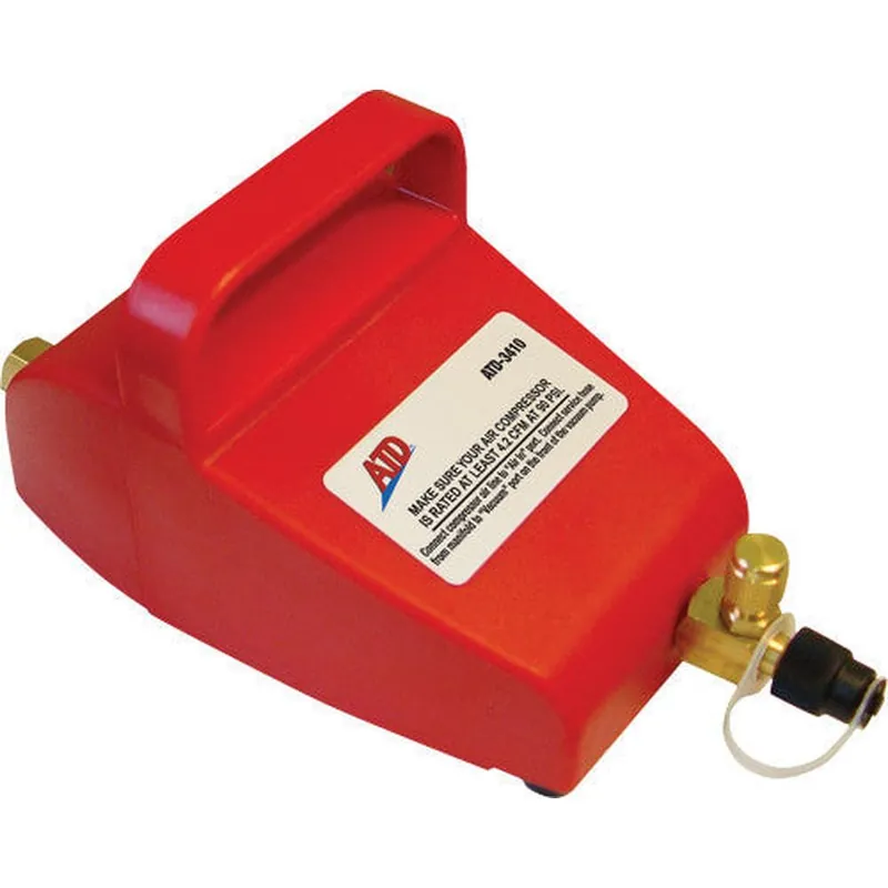 Premium ATD Tools 3410 4.2 CFM AIR-OPERATED VACUUM PUMP FOR R134A AND R12