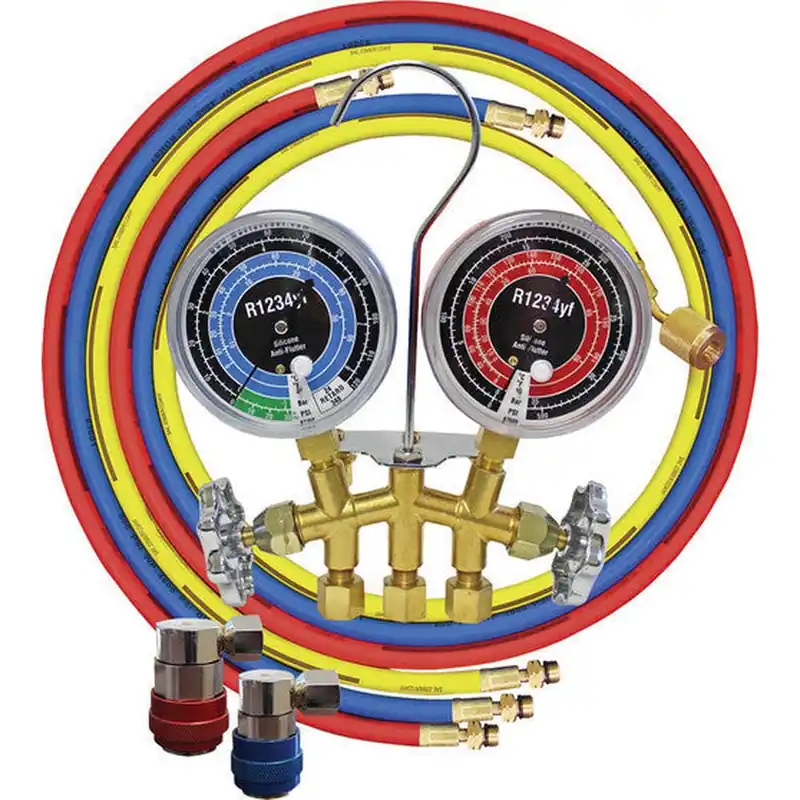 ATD Tools 3661 R1234YF 2-WAY BRASS MANIFOLD GAUGE SET Trusted Brand