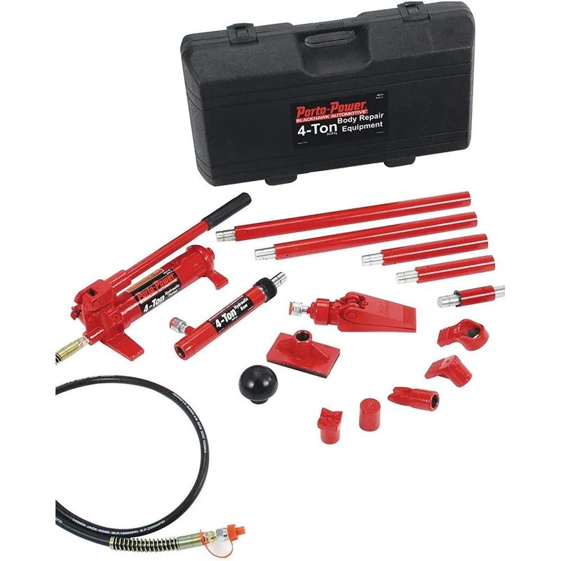 High Quality Blackhawk Automotive B65114 Porto-Power Hydraulic Collision Repair Kit - 4 Ton