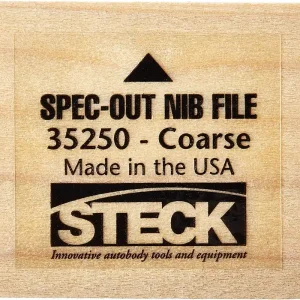 Steck Manufacturing 35250 Spec-Out Coarse Paint Nib File Buy Direct