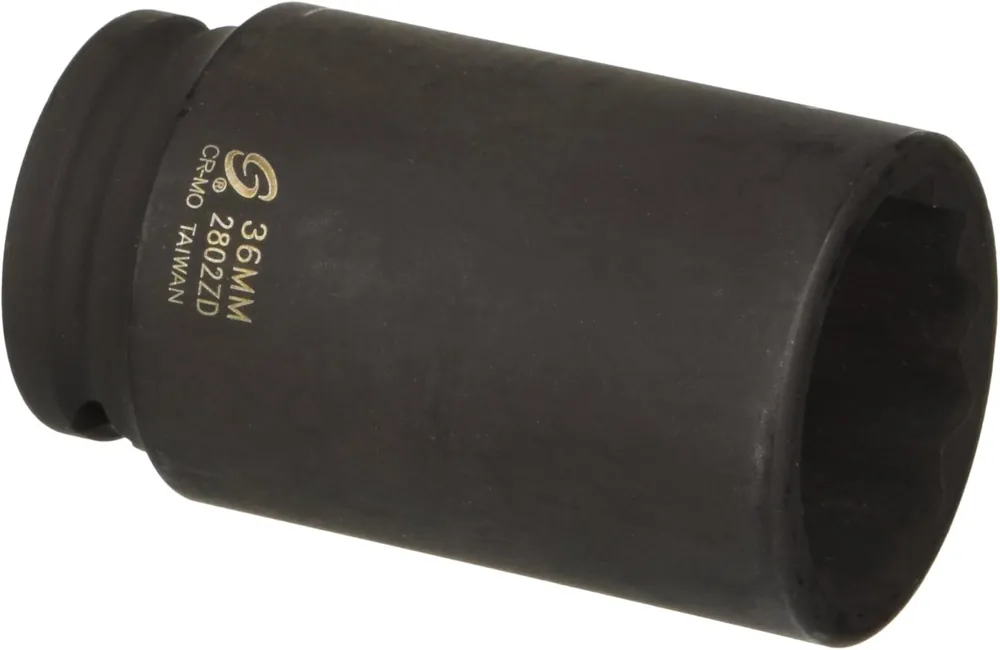 Fan Favorite Sunex 2802zd 36-Mm 12-Point Spindle Nut Impact Socket