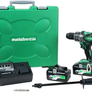 Markdown Metabo HPT DV36DAM 36V MultiVolt Brushless 1/2 Inch Hammer Drill Kit 4.0Ah x 2