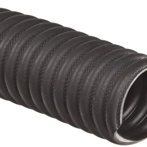 Time-Limited Crushproof Tubing Products FLT400 Garage Exhaust Flare-Lok Rubber Duct Hose. Black. 4" ID. 11' Length