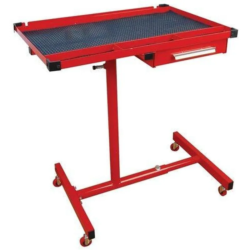 ATD Tools 7012 Heavy-Duty Mobile Work Table with Drawer Crafted