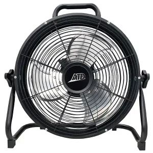 Free Returns ATD 30312 12" Rechargeable Drum Fan