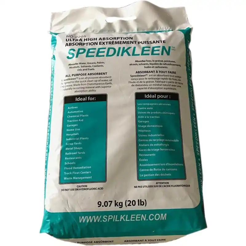 Free Shipping SpilKleen HD2205 SpeediKleen Premium All-Purpose Oil Absorbent, 20-Lb Bag
