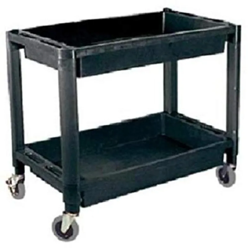ATD Tools 7016 Heavy-Duty Plastic 2-Shelf Utility Cart Latest