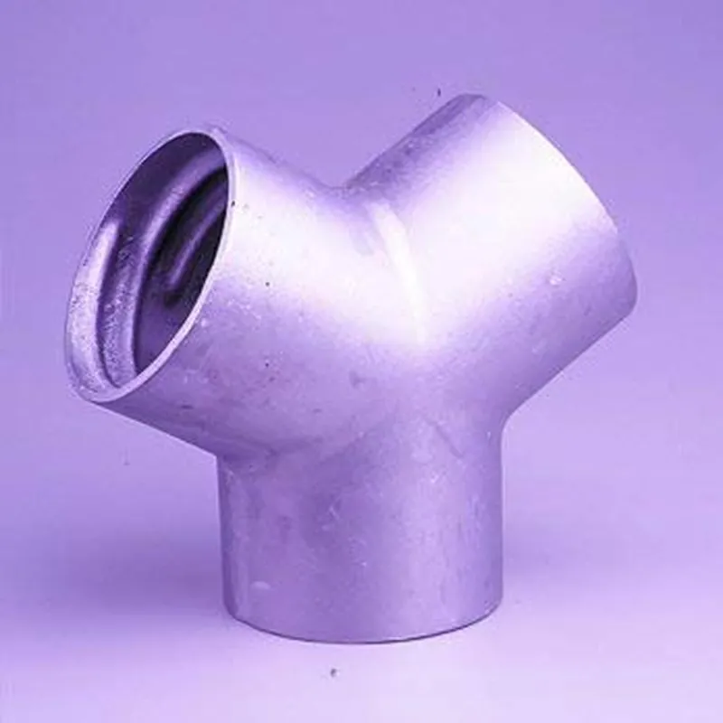 Crushproof Tubing Products AY40 4" Aluminum Y-Connector Flash Sale