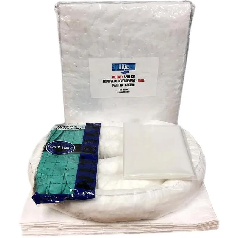 Money Back Guarantee SpilKleen CSKZVO Oil Only Spill Kit – Portable Poly Zipper Bag