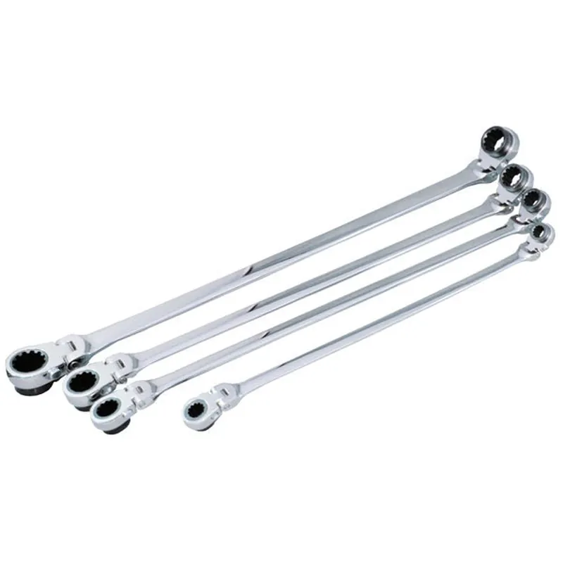 Seasonal Sale ATD Tools PLT99650 5 Pc Xl Dbl Bx Rev. Flex Ratch Met Wr Set, 8m