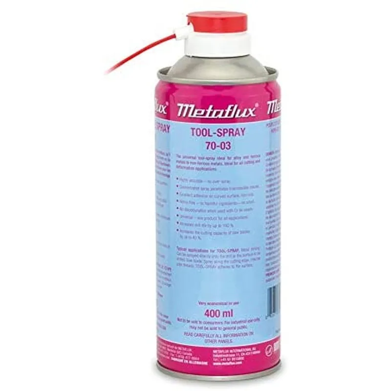New Release Metaflux 70-03 Tool Spray Special Cooling Foam for Drill Bits Prevents Tarnishing Perfectly adheres Angled Surfaces Increases Drill Bit Life (1)