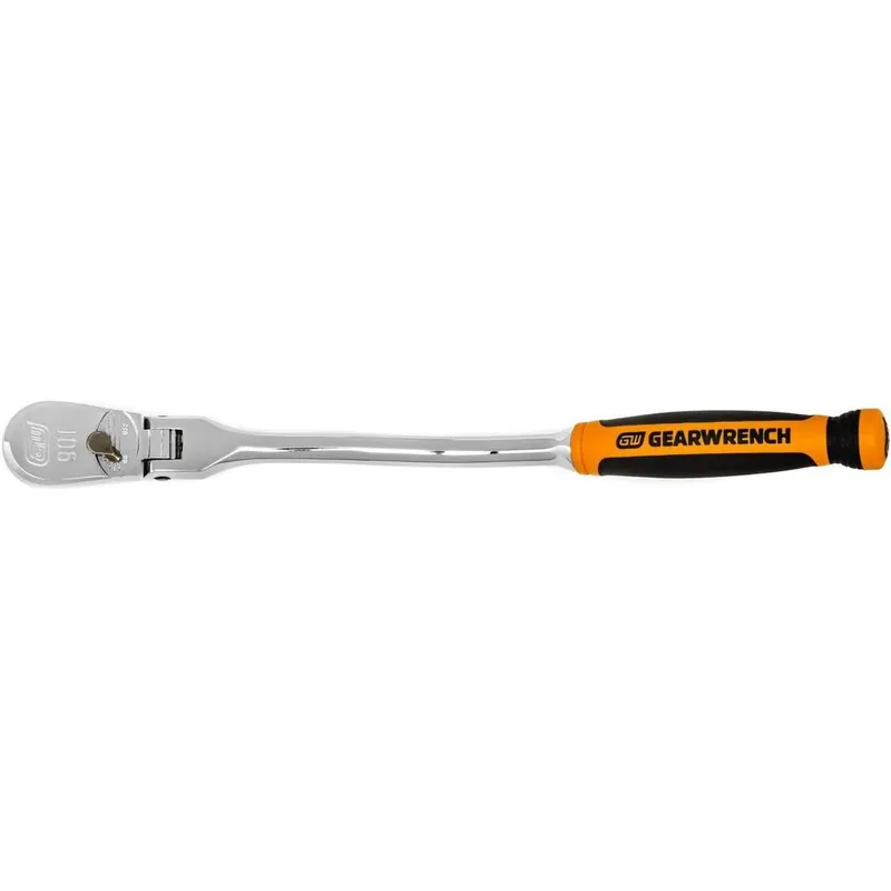 Buy Direct GearWrench 81213T 3/8" Drive 90-Tooth 12-1/4" Dual Material Offset Flex Head Teardrop Ratchet