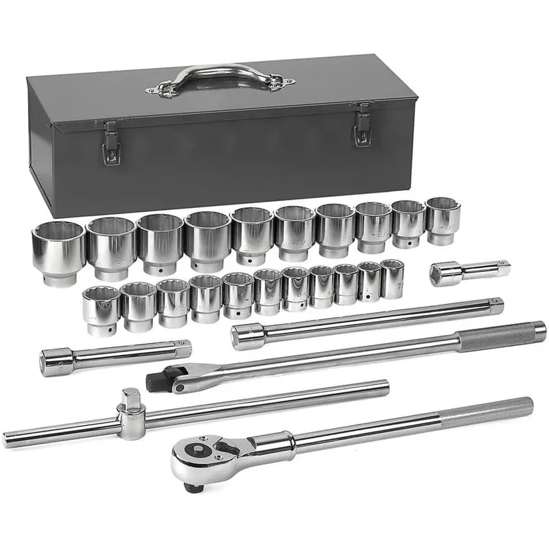 Clearance GearWrench 80880 27 Pc. 3/4" Drive 12 Pt. Standard Mechanics Tool Set, Sae