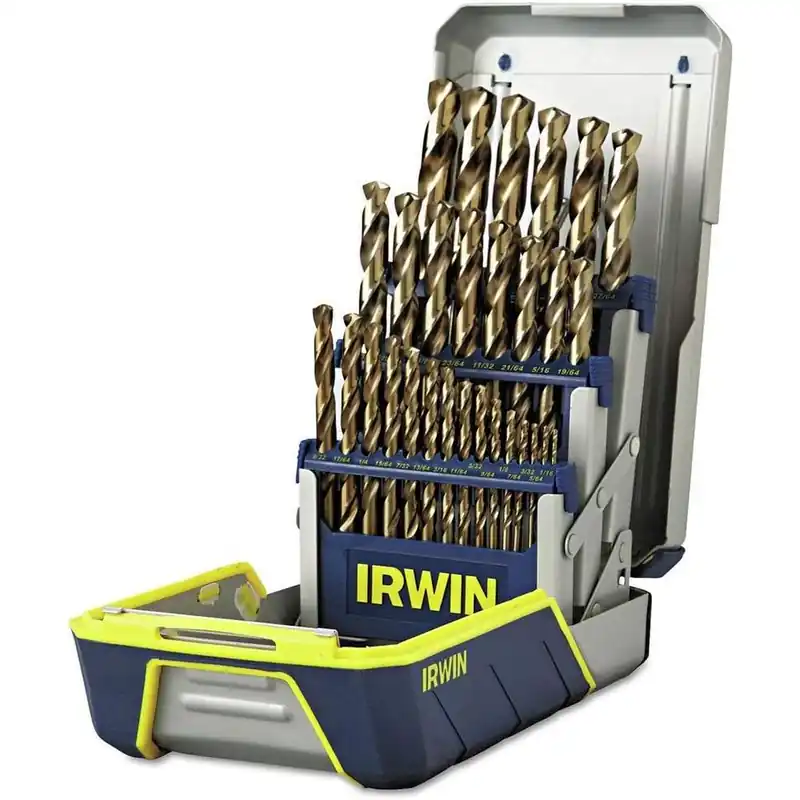 Order Now IRWIN Drill Bit Set, M35 Cobalt Steel, 29-Piece (3018002)