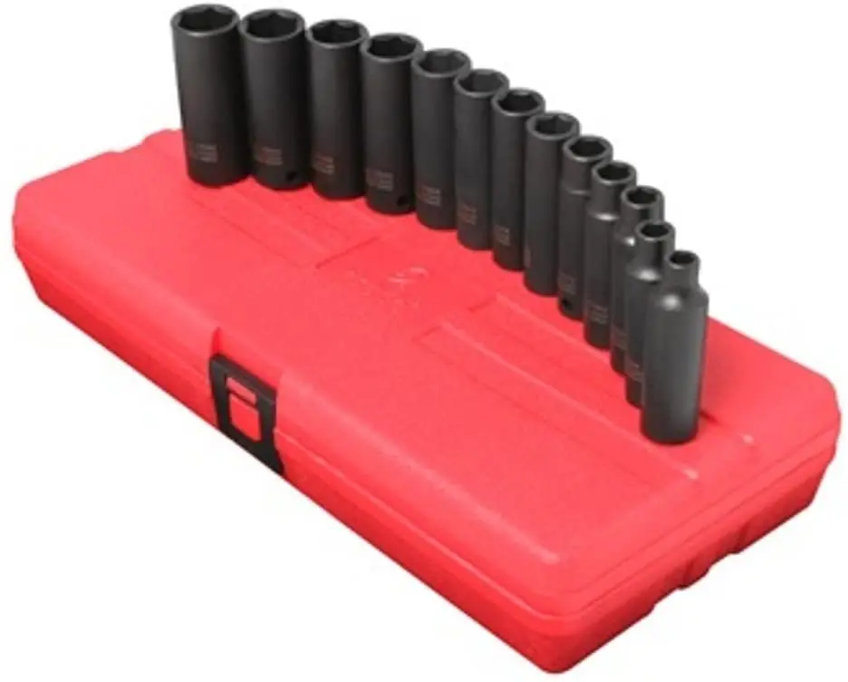 Cheap Sunex Tools 3359 13 Piece 3/8 in. Drive Deep Metric Socket Impact Set