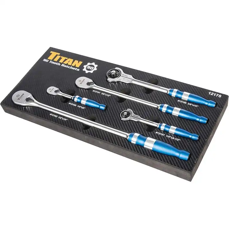 Money Back Guarantee Titan Tools 12175 90 Tooth Ratchet Set
