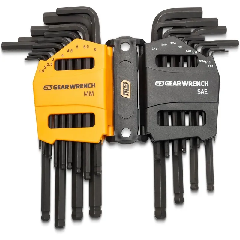 Fan Favorite GearWrench 83505 26-Piece SAE/Metric Ball End Long Arm Hex Key Set