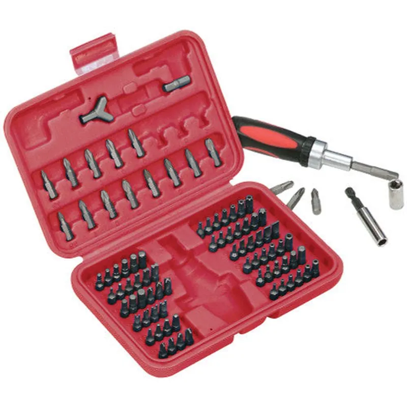 ATD Tools 549 90-PC MASTER BIT SET WITH RATCHETING REVERSIBLE SCREWDRIVER Top Rated