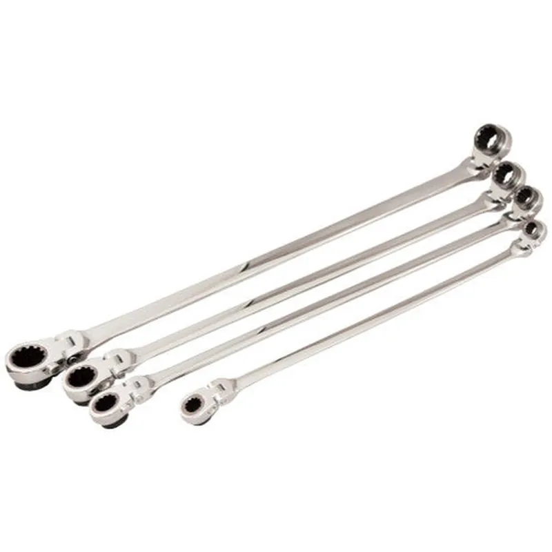 Seasonal Sale ATD Tools PLT99663 XL REVERSIBLE DOUBLE BOX RATCHETING WRENCH WITH FLEX HEAD, UNIVERSAL SPLINE, 13MM X 15MM