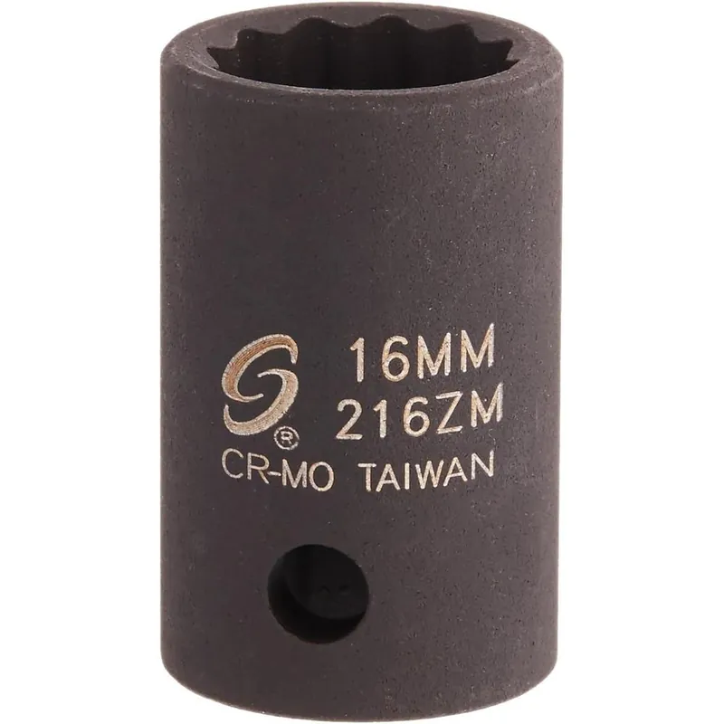 Big Sale Sunex Tools 216ZM 1/2 in. Drive 16-mm 12-Point Impact Socket