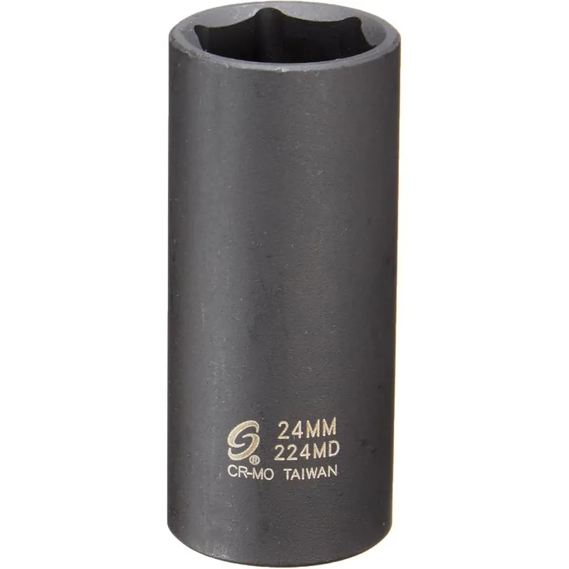 Sunex Tools International 224MD 1/2" Deep Impact Socket - 24mm Factory Price