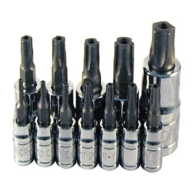 Markdown ATD Tools 13778 12-Piece 5-Lobe Tamper-Resistant Star Plus Bit Socket Set