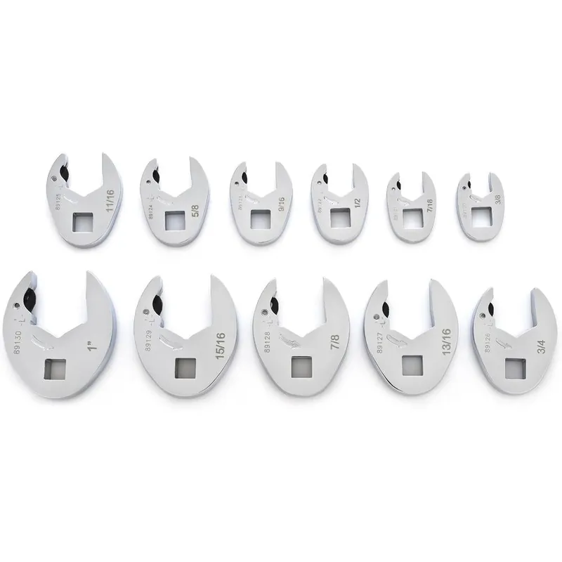 Budget GEARWRENCH 11 Pc. 3/8" Drive Ratcheting Crowfoot Wrench Set, SAE - 89118