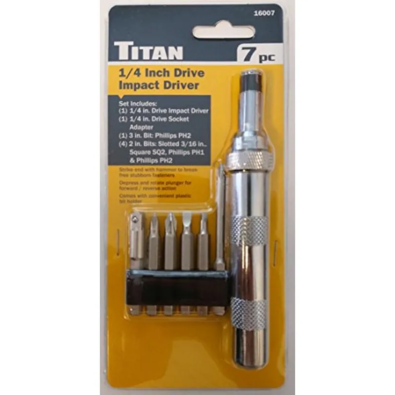 Authentic Titan Tools 16007 1/4 in. Drive Impact Driver