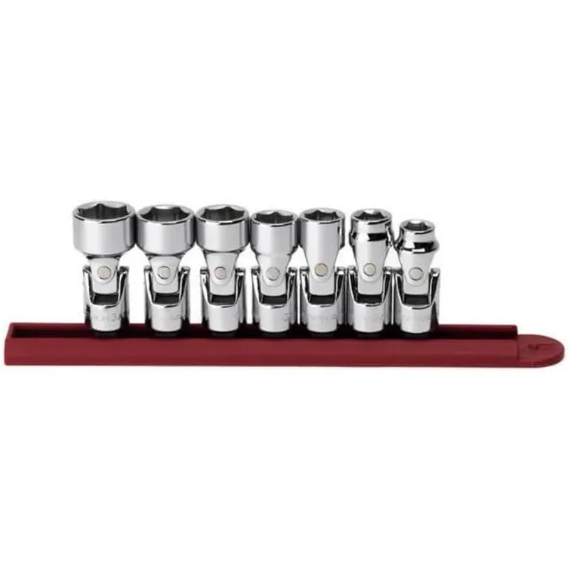 New Release GearWrench 80564 7 Pc. 3/8" Drive 6 Point Flex SAE Socket Set