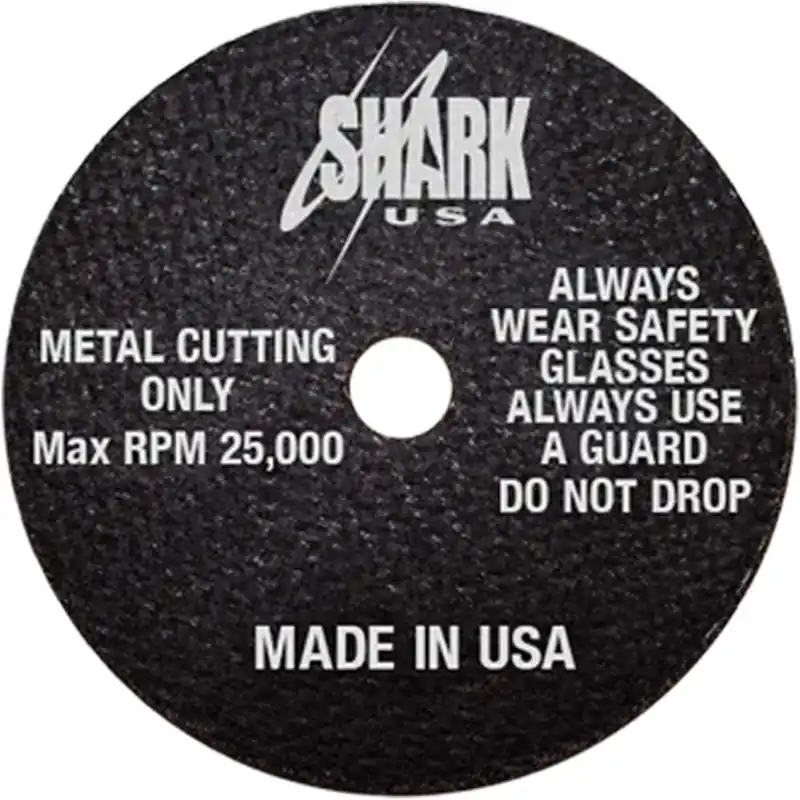 Shark Industries 12704 3" by 1/16" by 3/8" Double Reinforced Cut-Off Wheels 54-Grit 10 packs Price Drop