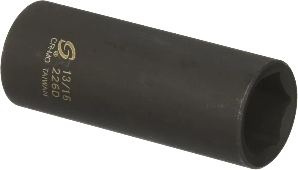 Fast Shipping Sunex Tools 226d 1/2 in. Drive 13/16 in. Deep Impact Socket