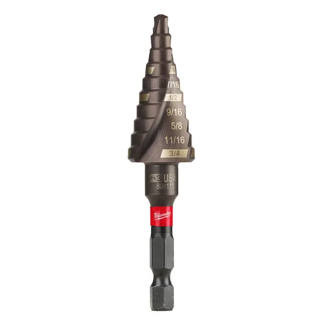 Milwaukee Tool 48-89-9243 #3 3/16 - 3/4" SHOCKWAVE™ Impact Duty™ Step Bit Next Day Delivery