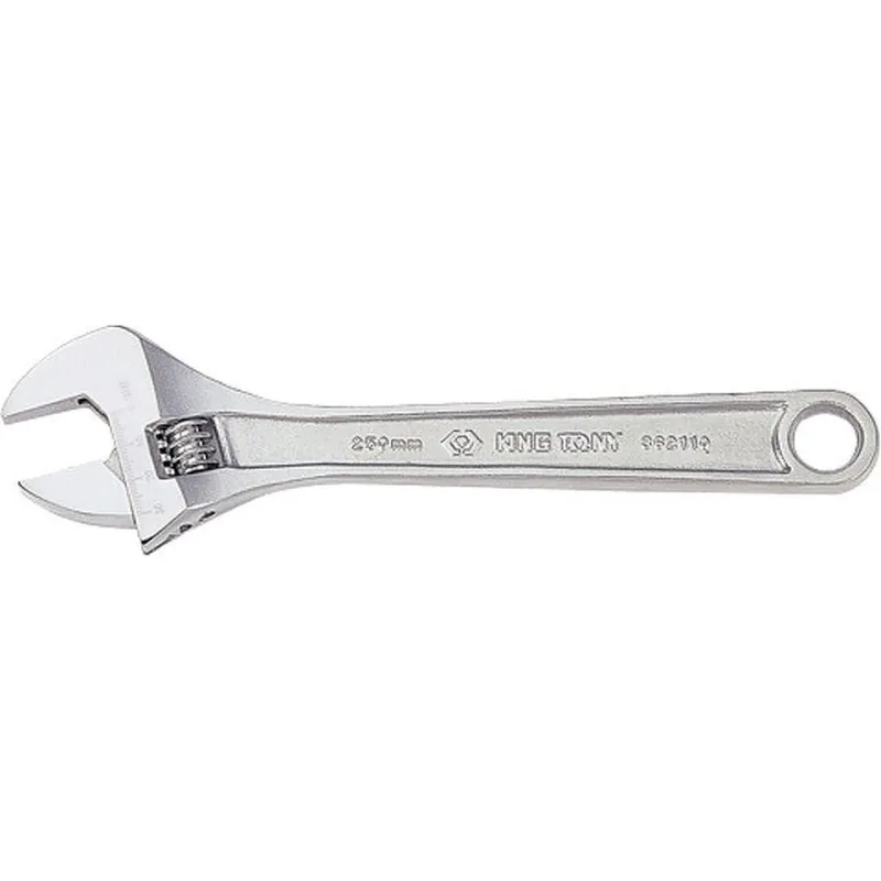 Super Sale King Tony 3611-10RQ Adjustable Wrench 10" SAE+Metric Satin