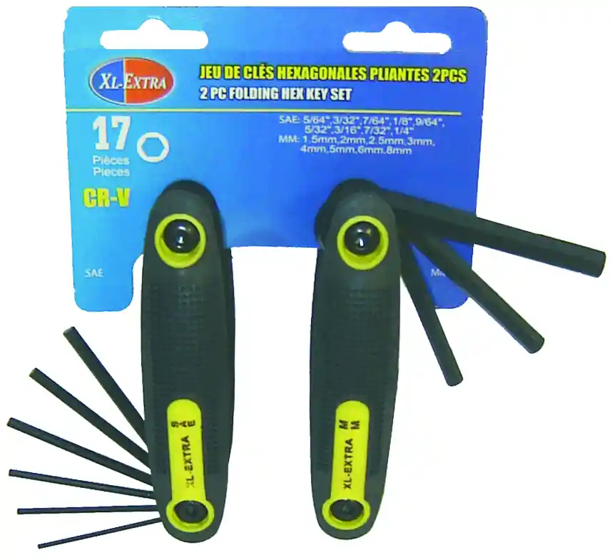Rodac RDHK2 17Pc Folding Hex Ket Set Sae/M Get Yours