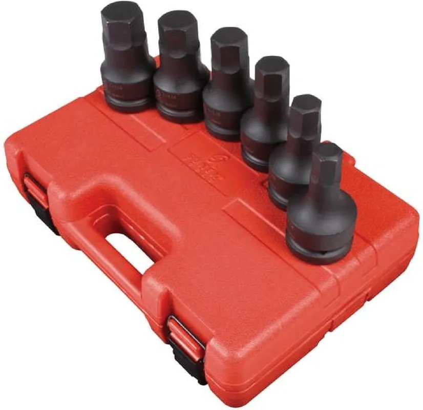 Sunex 5606 1" Drive SAE Hex Driver Set. 6 Piece Hot Picks
