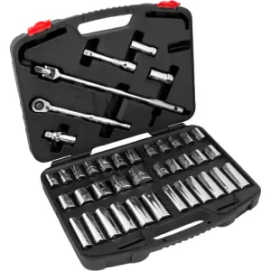 Performance Tools PTW32905 40Pc Socket Set 1/2" New Arrival