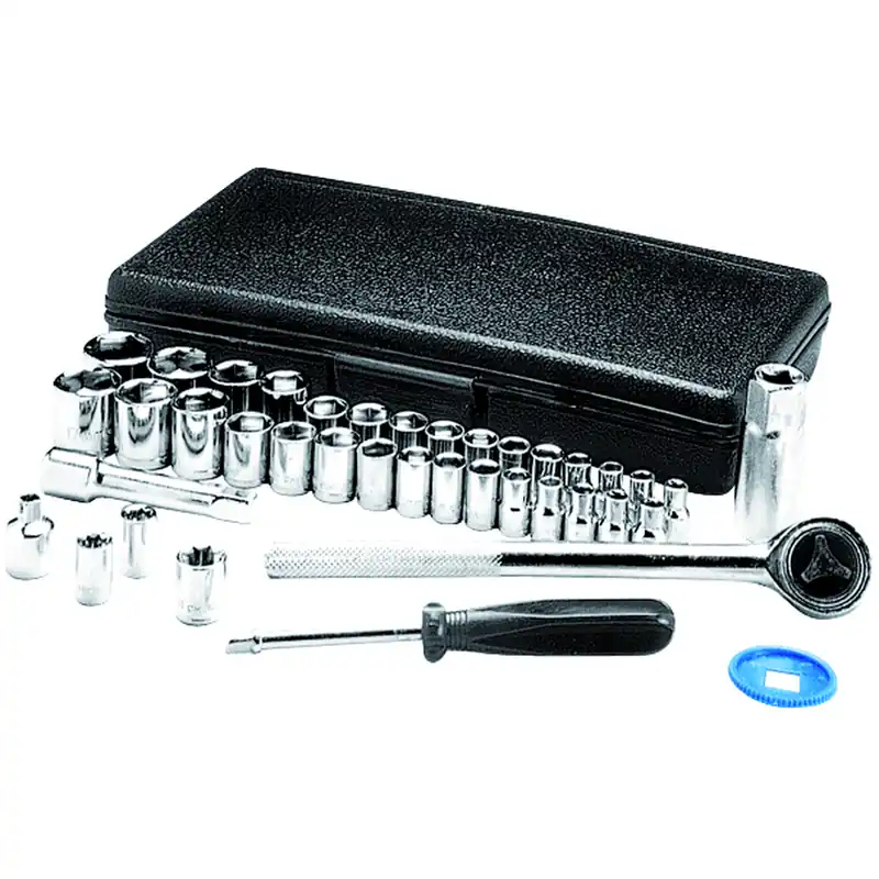 Trusted Brand Performance Tools PTW1173 40 Pcs Skt Set 1/4-3/8Dr.