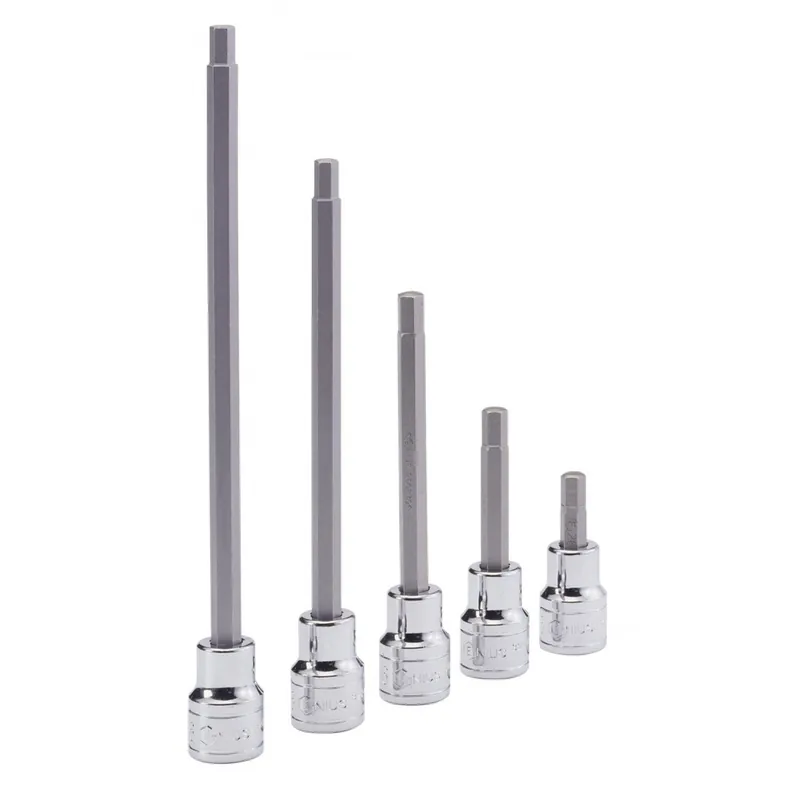 Professional Grade Genius Tools GNS308-2735 3/8"Dr 5Mm Hex Bit Skt