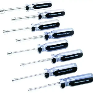 Performance Tools PTW30900 Nutdriver Set Sae 8Pcs Luxury