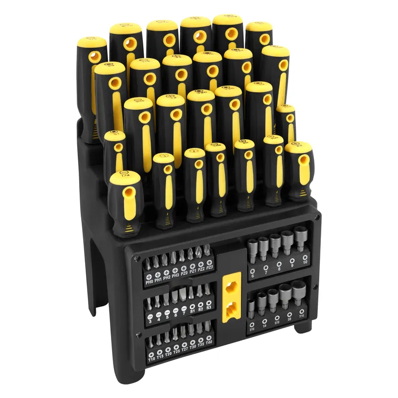 Performance Tools PTW1731 61 Pc Screwdriver And Bit Set Low Price