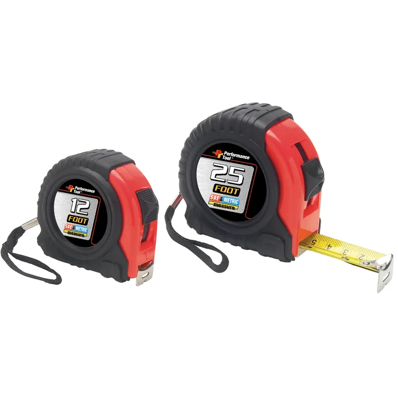 Performance Tools PTW5124BP Tape Measure Set 2Pc Genuine