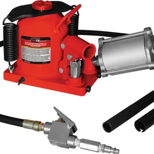 Tobeq ABJL20000A 20-Ton Heavy Duty Low Profile Air/Manual Bottle Jack Price Cut