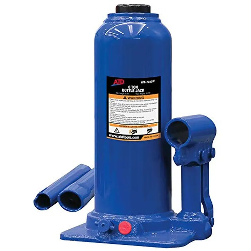 ATD Tools 7383W 8 Ton Heavy-Duty Hydraulic Side Pump Bottle Jack, 1 Pack Best Seller