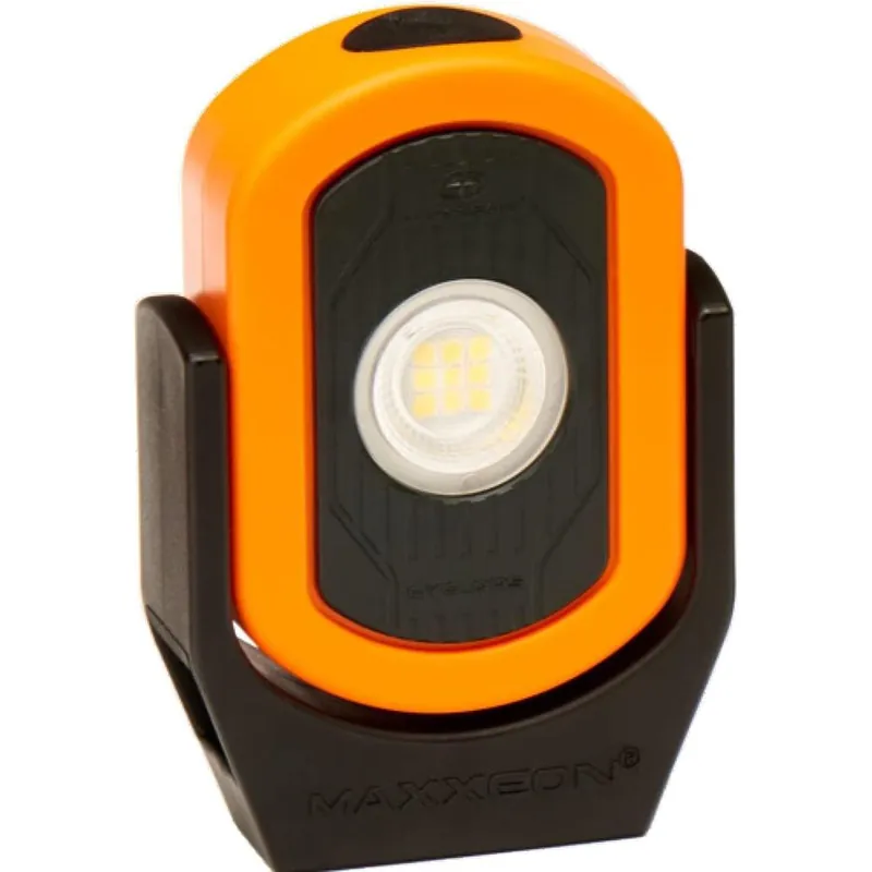 Maxxeon 00813 720 LUMENS CYCLOPS RECHARGEABLE MAGNETIC AREA LIGHT, ORANGE Trusted Brand