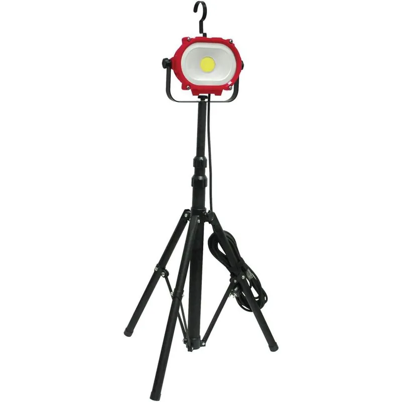 Money Back Guarantee ATD Tools 80335 4,200 LUMEN 35W HEAVY DUTY COB LED FLOOD LIGHT WITH TELESCOPIC STAND