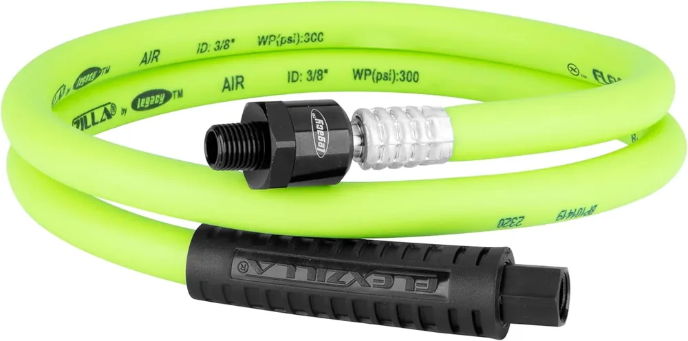 Legacy HFZ3804YW2B Flexzilla Ball Swivel Whip Air Hose, 3/8" x 4ft Holiday Sale