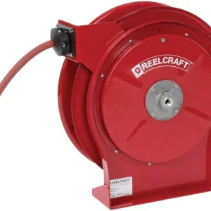 Today Only Reelcraft 5650 OLP 3/8-Inch by 50-Feet Spring Driven Hose Reel for Air/Water