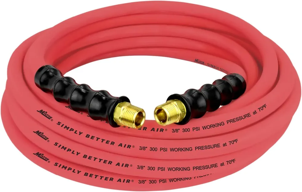 Order Now Milton Industries ULR383538 3/8" X 35' ULTRA LIGHTWEIGHT RUBBER AIR HOSE WITH 3/8" NPT ENDS