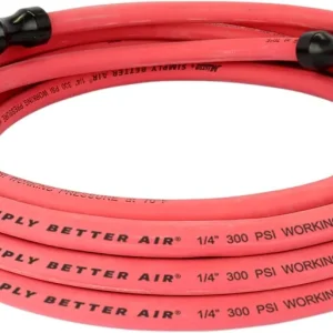 Buy Today Milton Industries ULR142514 1/4" X 25' ULTRA LIGHTWEIGHT RUBBER AIR HOSE WITH 1/4" NPT ENDS