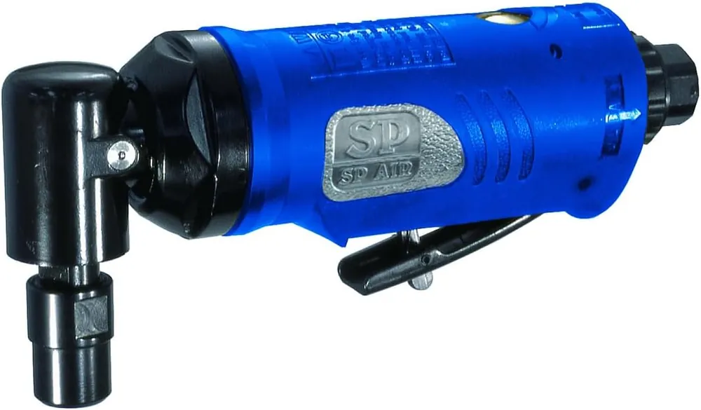 PLASTILINUM SP Air Corporation SP-7211 1/4-Inch Heavy-Duty Angle Head Die Grinder Worldwide Shipping